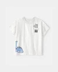 Carter's Toddler Boy Dinosaur Graphic Tee - White - 2T