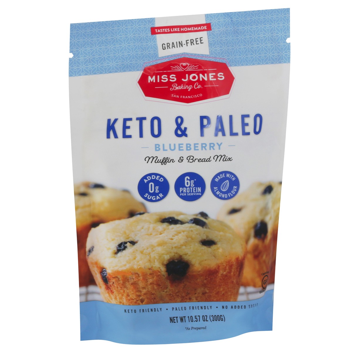 slide 12 of 13, Miss Jones Baking Co. Almond Flour Blueberry Bread & Muffin Mix 10.57 oz, 10.57 oz