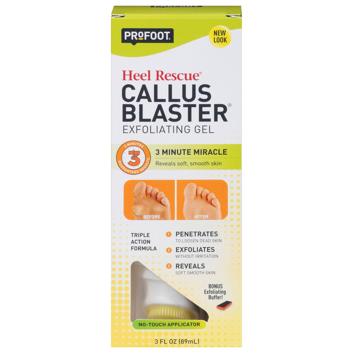 slide 5 of 10, ProFoot Heel Rescue Callus Blaster Exfoliating Gel 3 fl oz, 3 fl oz