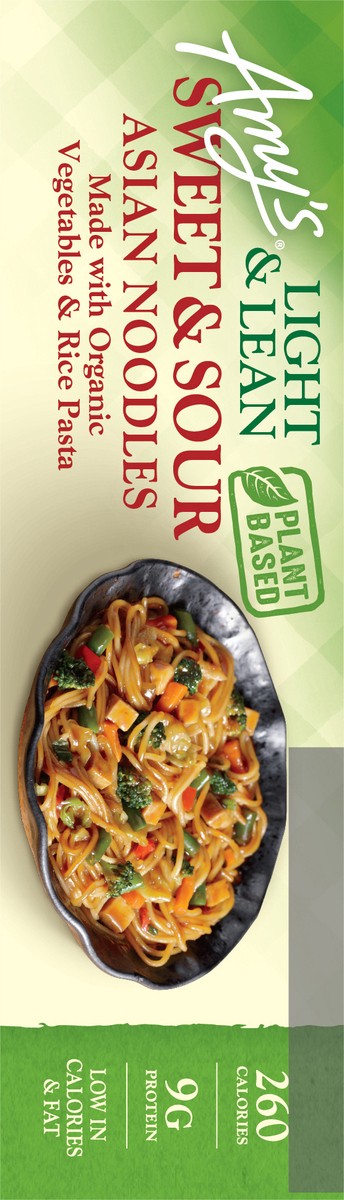 slide 6 of 8, Amy's Amys Asian Noodle Sweet & Sour Light & Lean, 8 oz