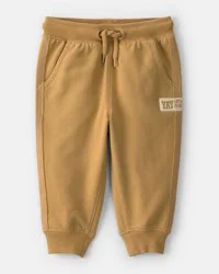 Carters Baby Boy French Terry Joggers - Brown Brown 12M