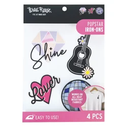 Brea Reese Iron On Popstar, 4 pcs