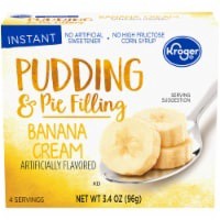 slide 1 of 3, Kroger Banana Cream Pudding & Pie Filling, 3.4 oz