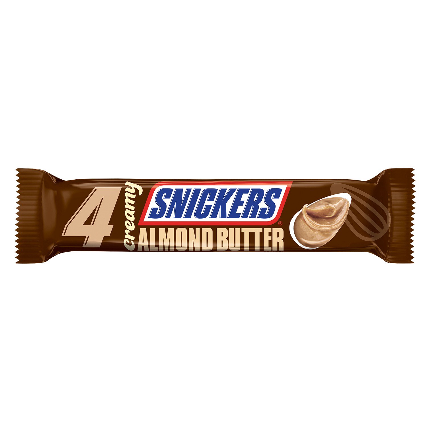 slide 2 of 8, Snickers Creamy SNICKERS Almond Butter Share Size Candy Bars, 2.14-Ounce Bar, 2.8 oz