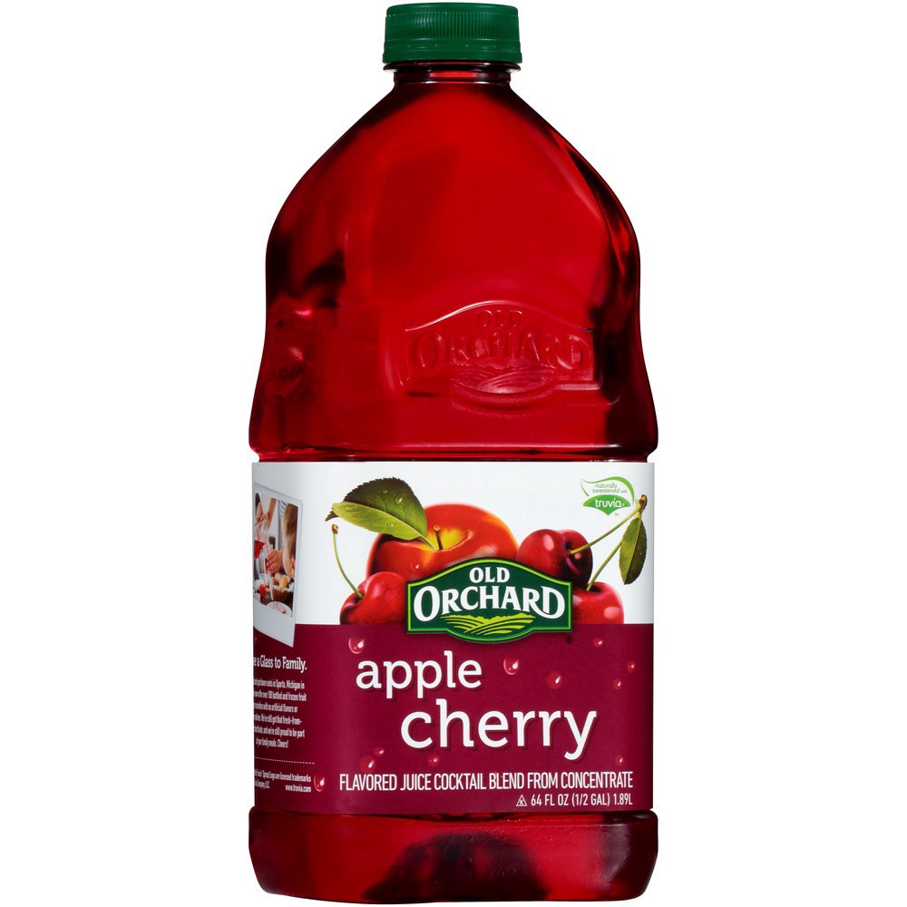 slide 12 of 15, Old Orchard Apple Cherry Juice 25%, 64 fl oz
