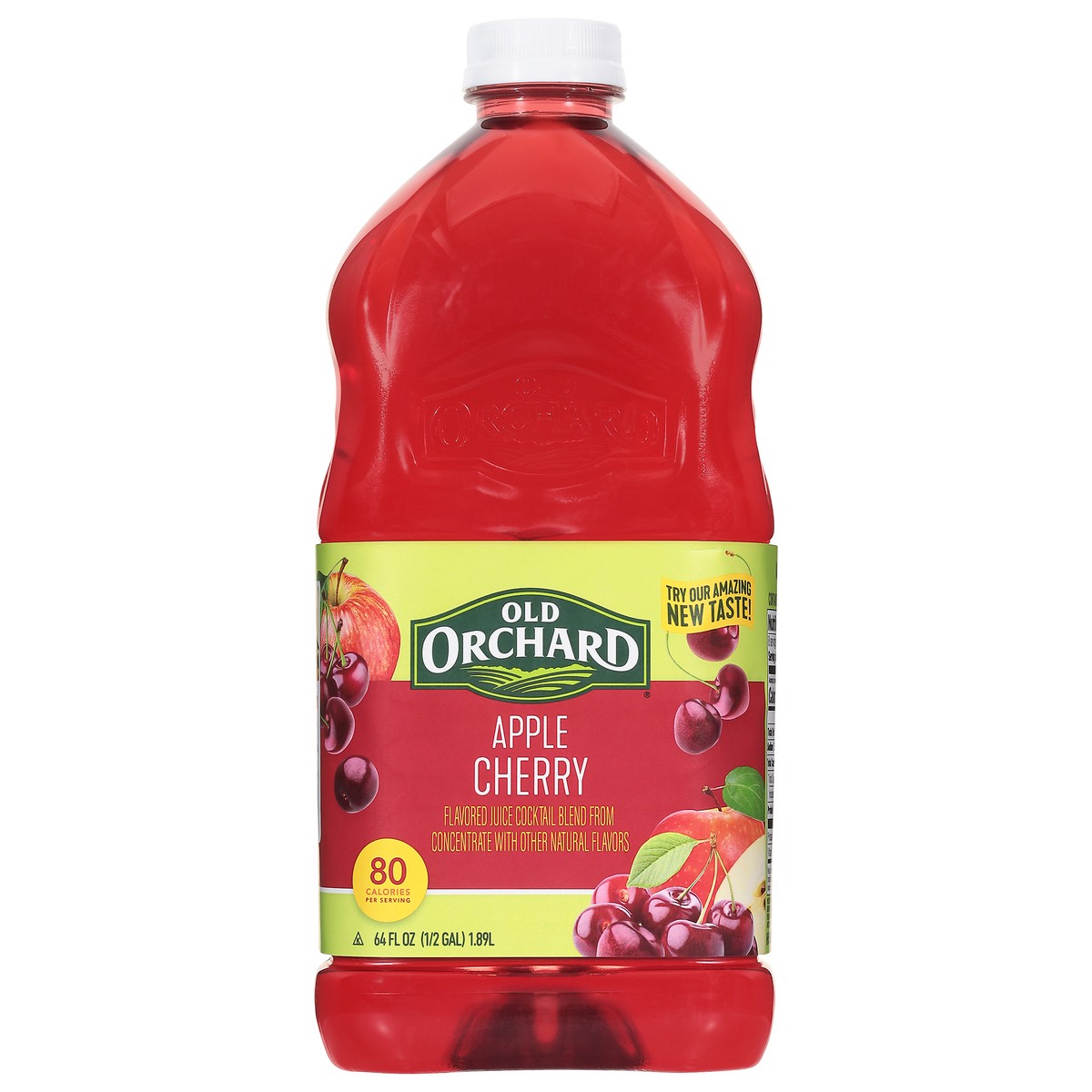 slide 1 of 15, Old Orchard Apple Cherry Juice 25%, 64 fl oz