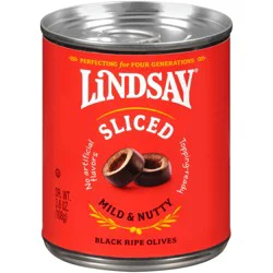 Lindsay Sliced Black Ripe Olives 3.8 oz