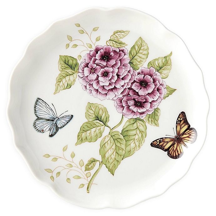 slide 1 of 1, Lenox Butterfly Meadow Everyday Celebration Scalloped Plate, 1 ct