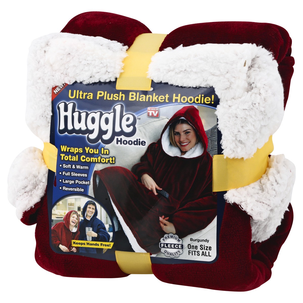 slide 3 of 11, Huggle Blanket Hoodie 1 ea, 1 ct