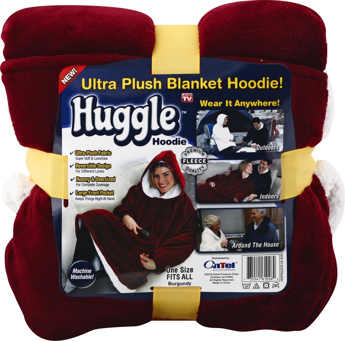 slide 7 of 11, Huggle Blanket Hoodie 1 ea, 1 ct