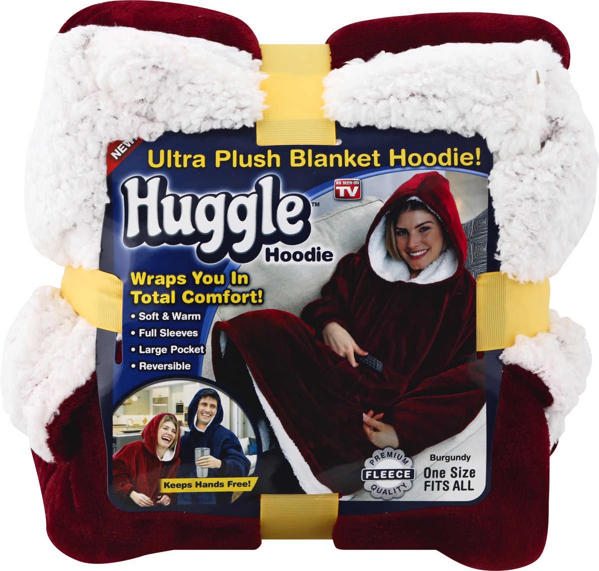 slide 8 of 11, Huggle Blanket Hoodie 1 ea, 1 ct