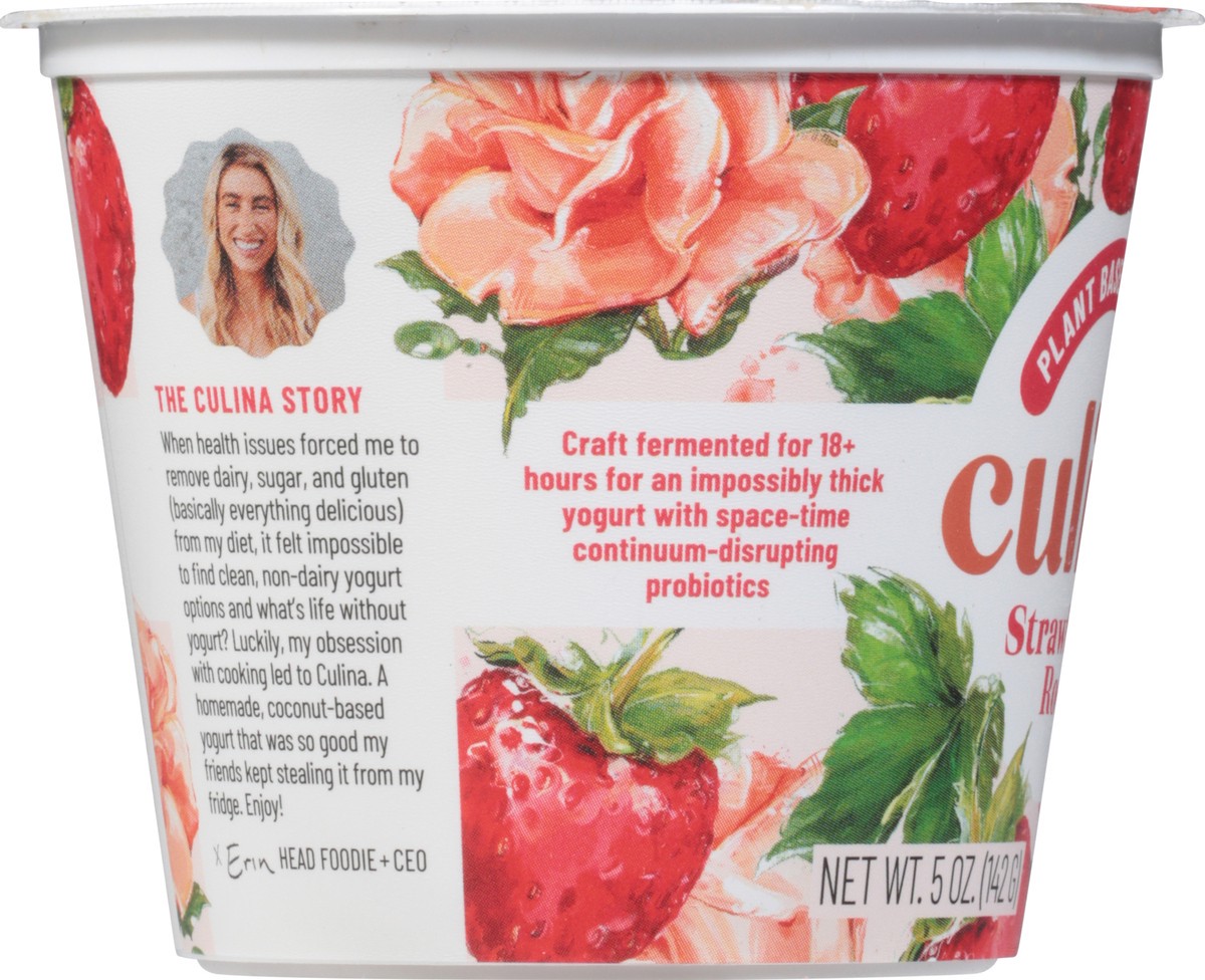 slide 8 of 11, Culina Thick Strawberry Rose Plant Based Yogurt 5 oz, 5 oz