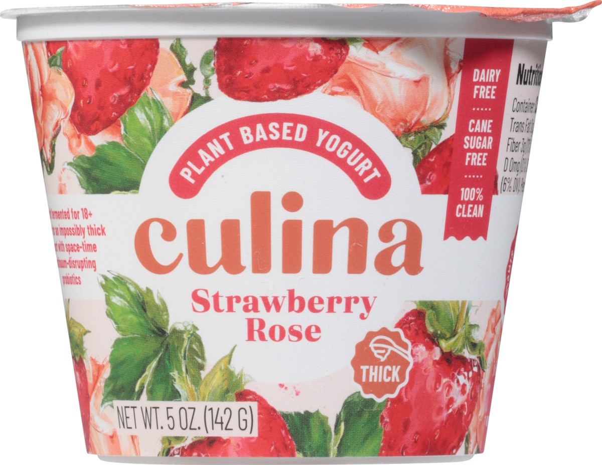 slide 5 of 11, Culina Thick Strawberry Rose Plant Based Yogurt 5 oz, 5 oz