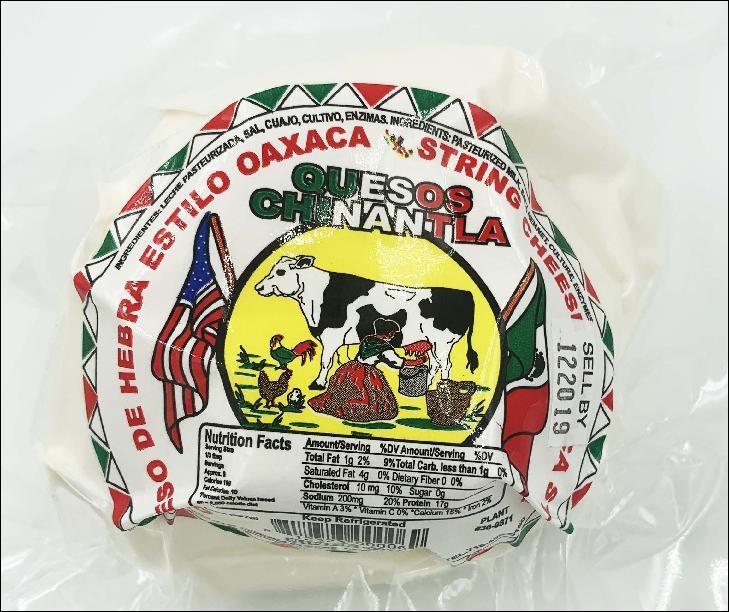 slide 1 of 1, Quesos Chinantla Qchntl Queso Oaxaca, 14 oz