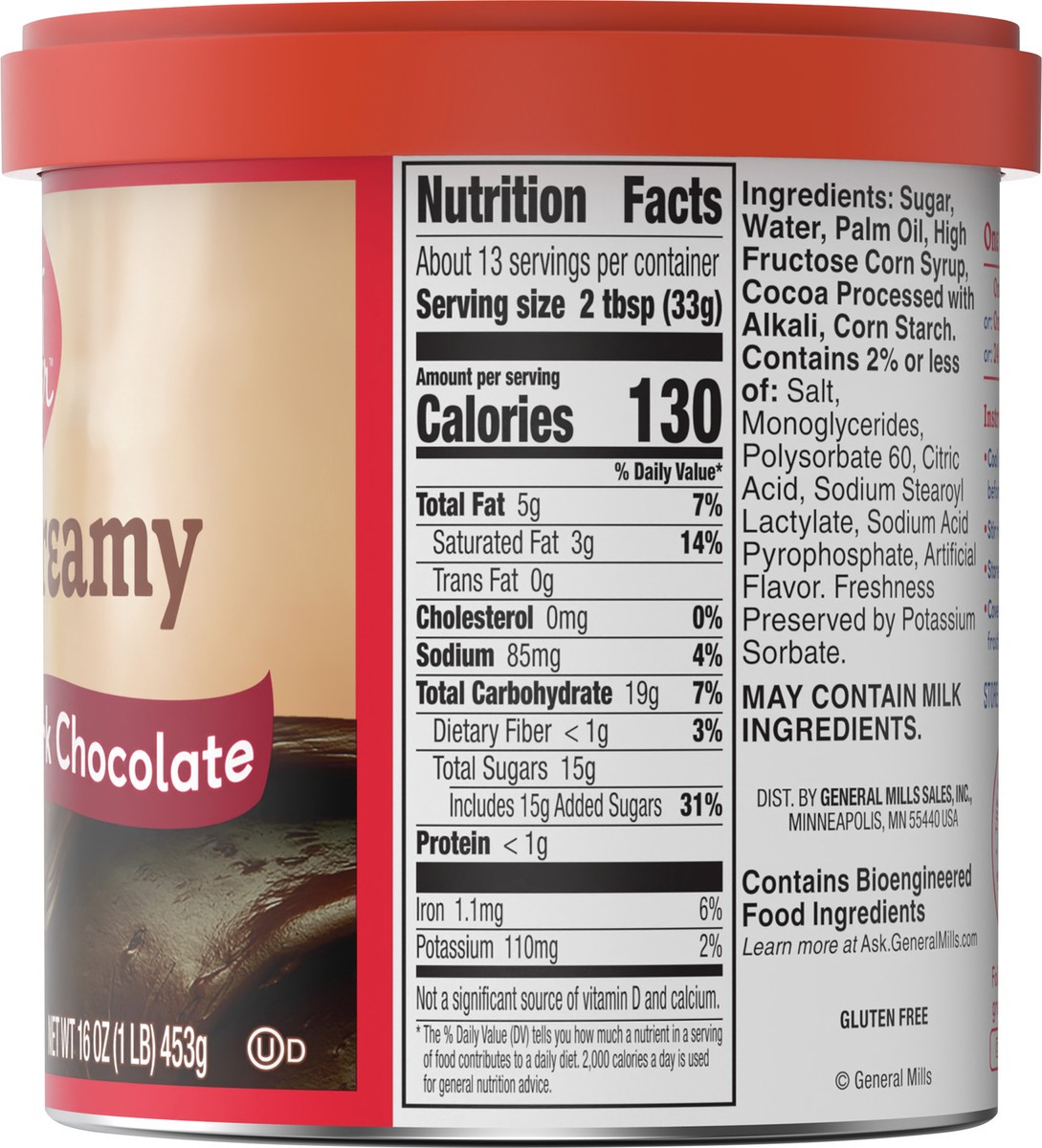 slide 12 of 13, Betty Crocker Gluten Free Dark Chocolate Frosting, 16 oz, 16 oz