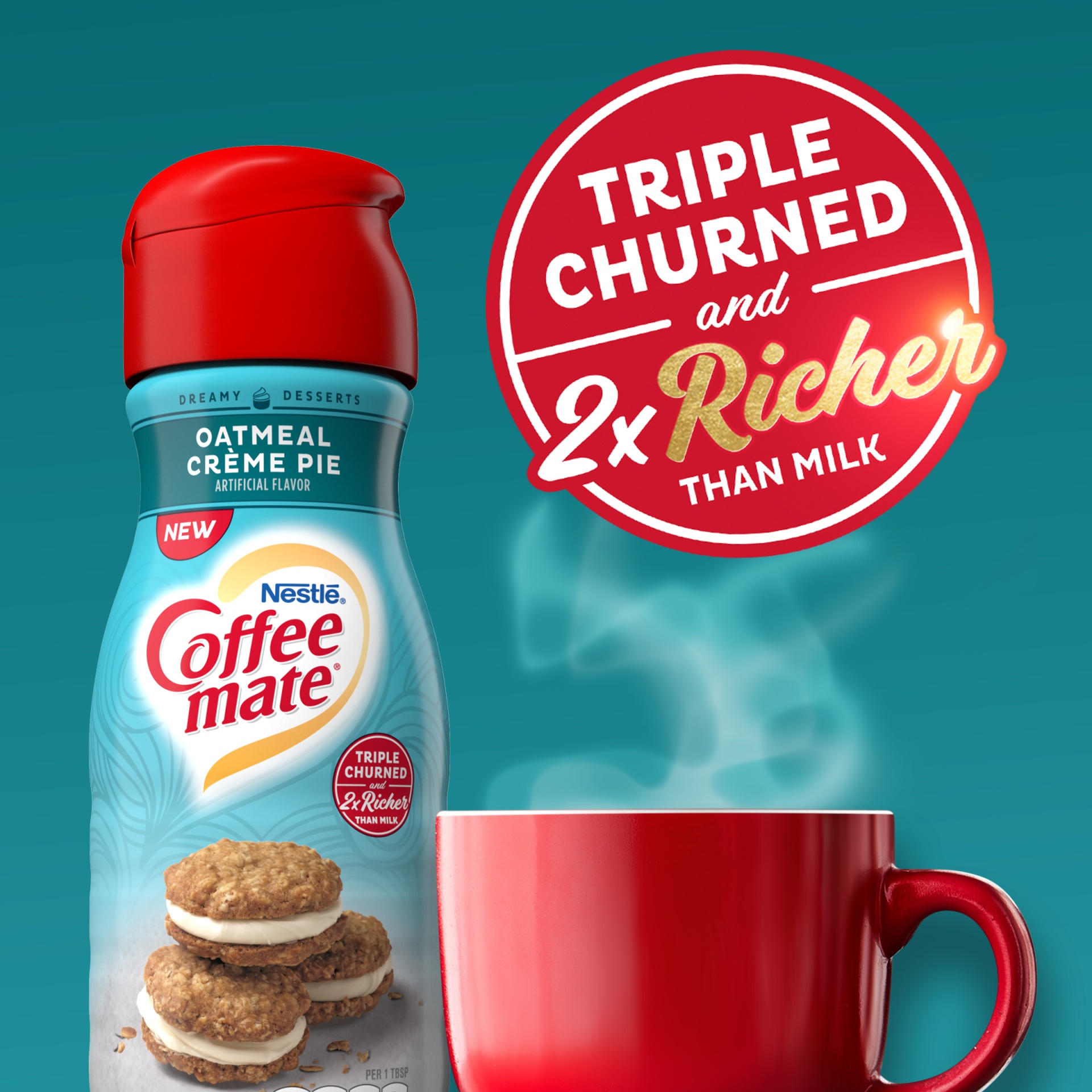 CoffeeMate Oatmeal Creme Pie Liquid Coffee Creamer 16 fl oz Shipt