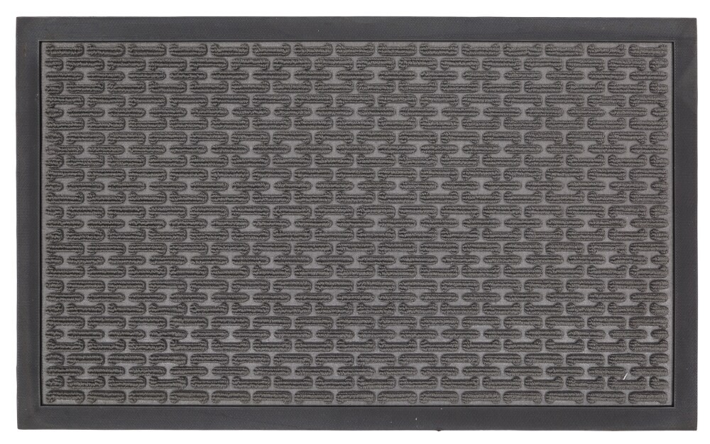 slide 1 of 1, Mohawk Watermaster Chainlink Accent Rug - Gray Cream, 18 in x 30 in
