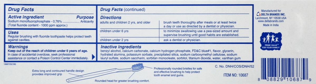 slide 5 of 8, Lucky Super Soft Lucky Toothbrush Whitening Toothpaste, 6.4 oz