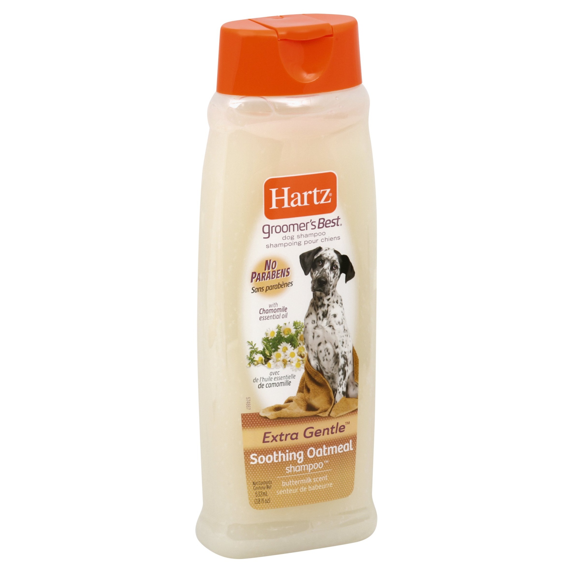 slide 1 of 2, Hartz Groomer's Best Extra Gentle Soothing Oatmeal Shampoo, 18 fl oz