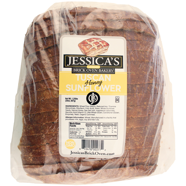 slide 1 of 1, Jessica's Brick Oven Tuscan Honey Sunflower, 20 oz