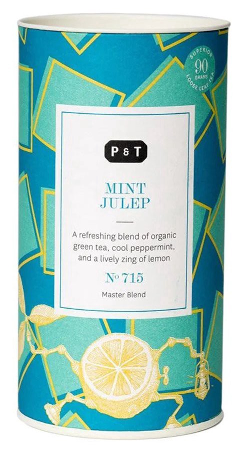 slide 1 of 1, P & T Mint Julep Loose Leaf Tea, 90 gram