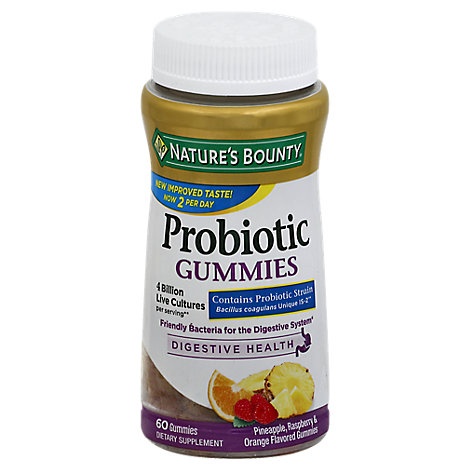 slide 1 of 1, Nb Probiotic Gummies, 60 ct