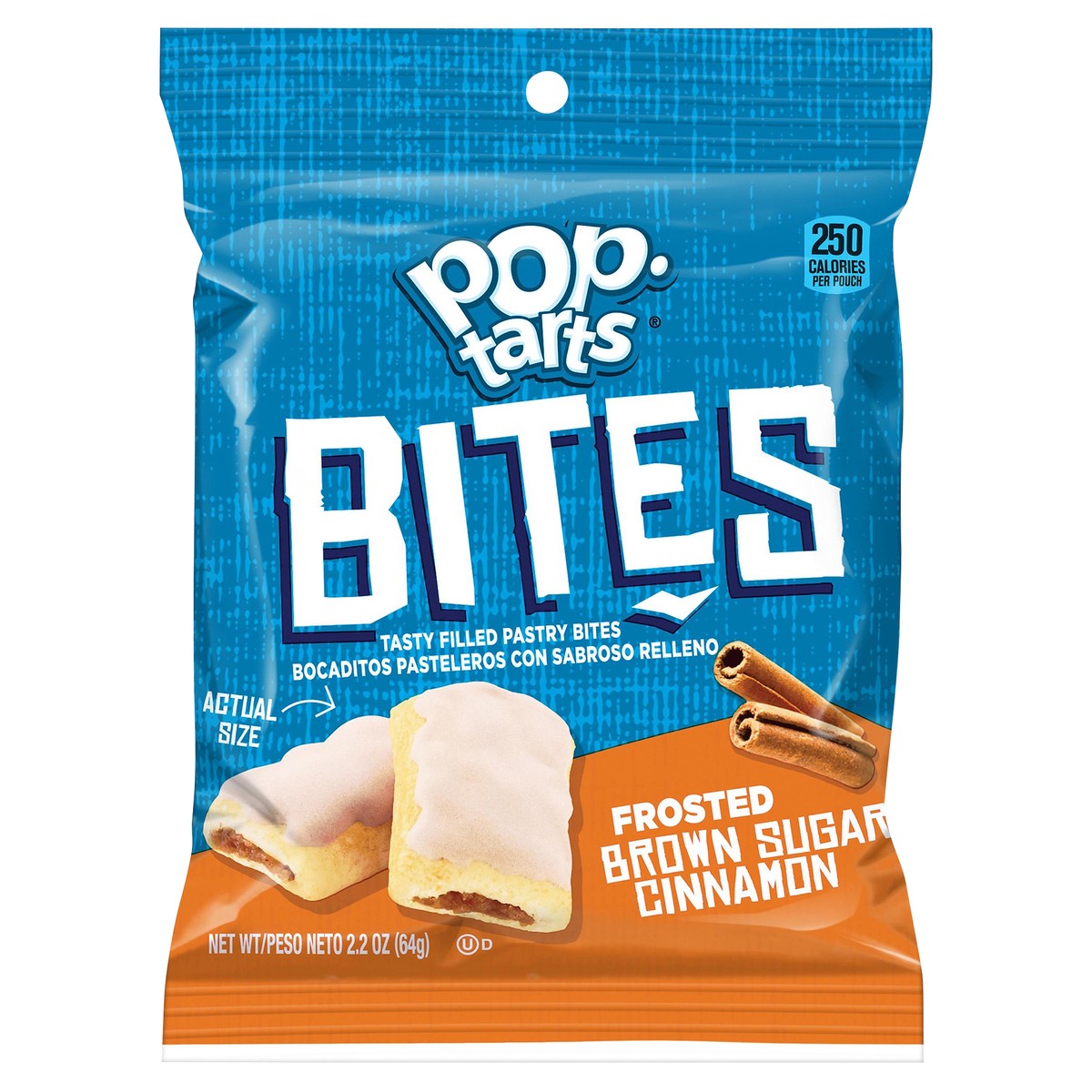 slide 1 of 6, Pop-Tarts Bites Frosted Brown Sugar Cinnamon Pastry Bites 2.2 oz, 2.2 oz