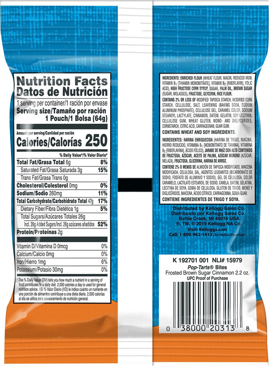 slide 5 of 6, Pop-Tarts Bites Frosted Brown Sugar Cinnamon Pastry Bites 2.2 oz, 2.2 oz