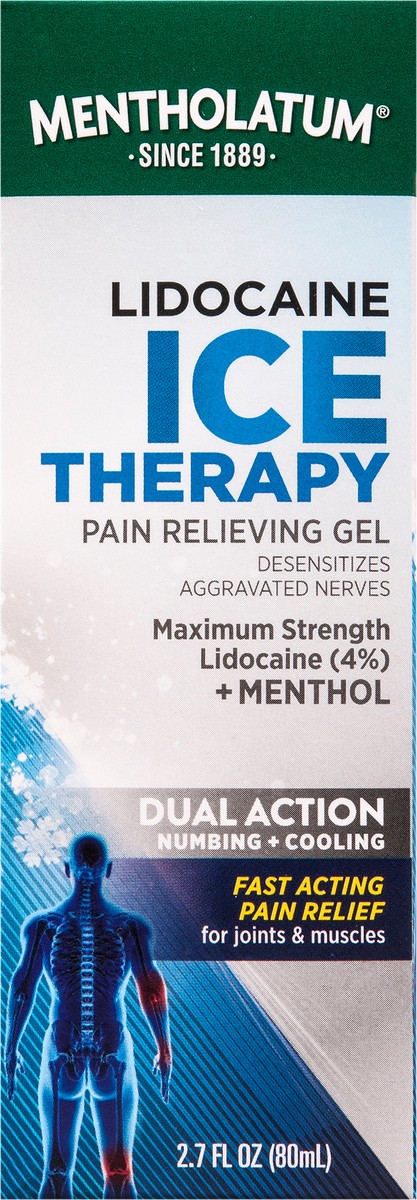 slide 7 of 11, Mentholatum Lidocaine Ice Gel, 2.7 fl oz