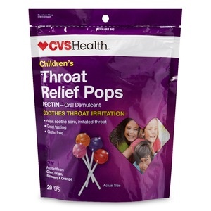 slide 1 of 1, CVS Health Sore Throat Relief Pops Assorted Flavors, 20 ct