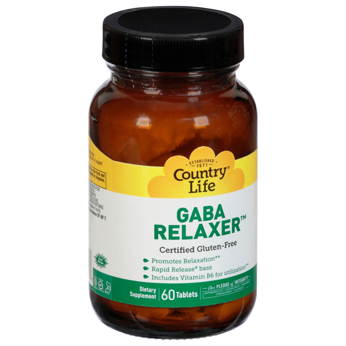 slide 3 of 12, Country Life Gaba Relaxer Tablets, 60 ct