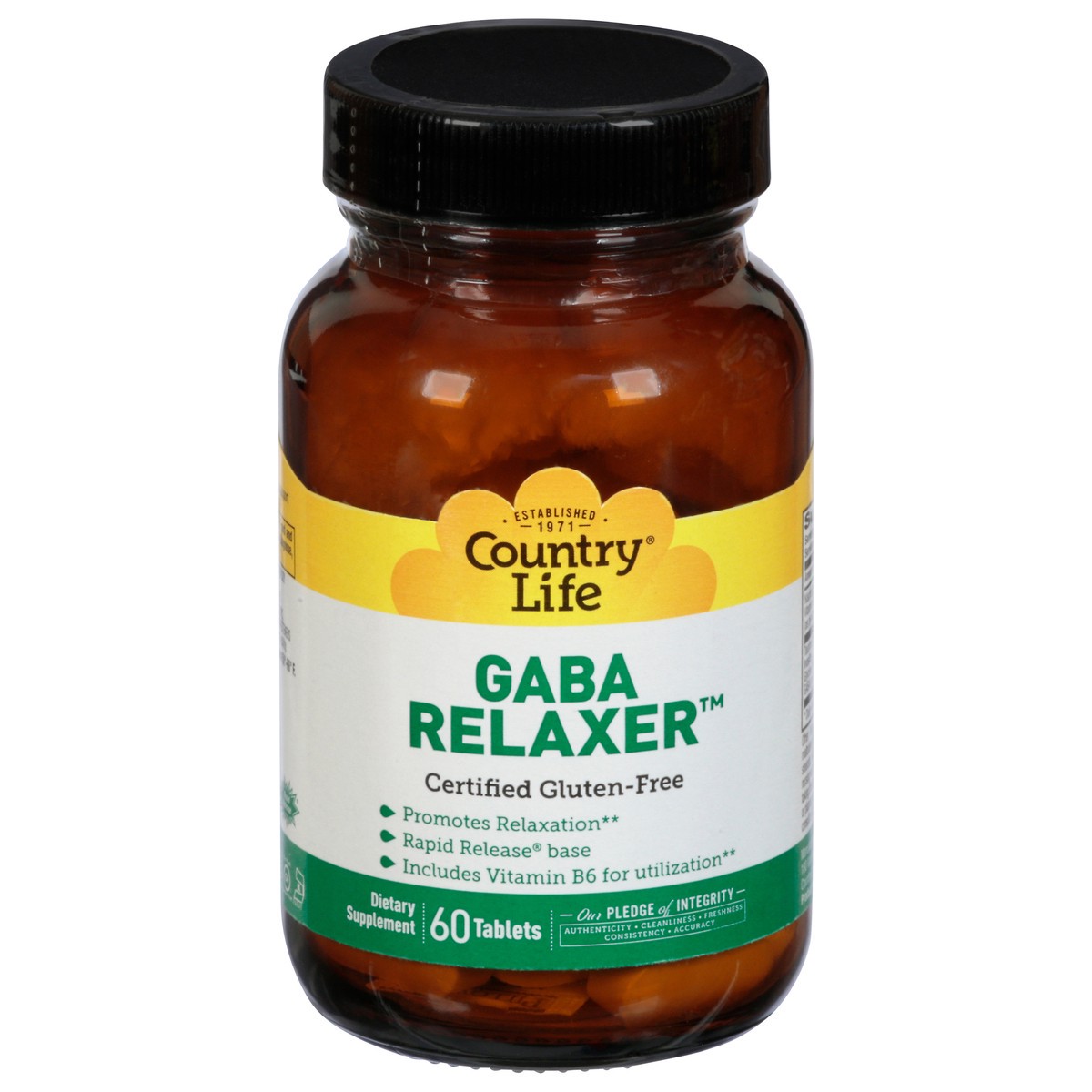 slide 1 of 12, Country Life Gaba Relaxer Tablets, 60 ct