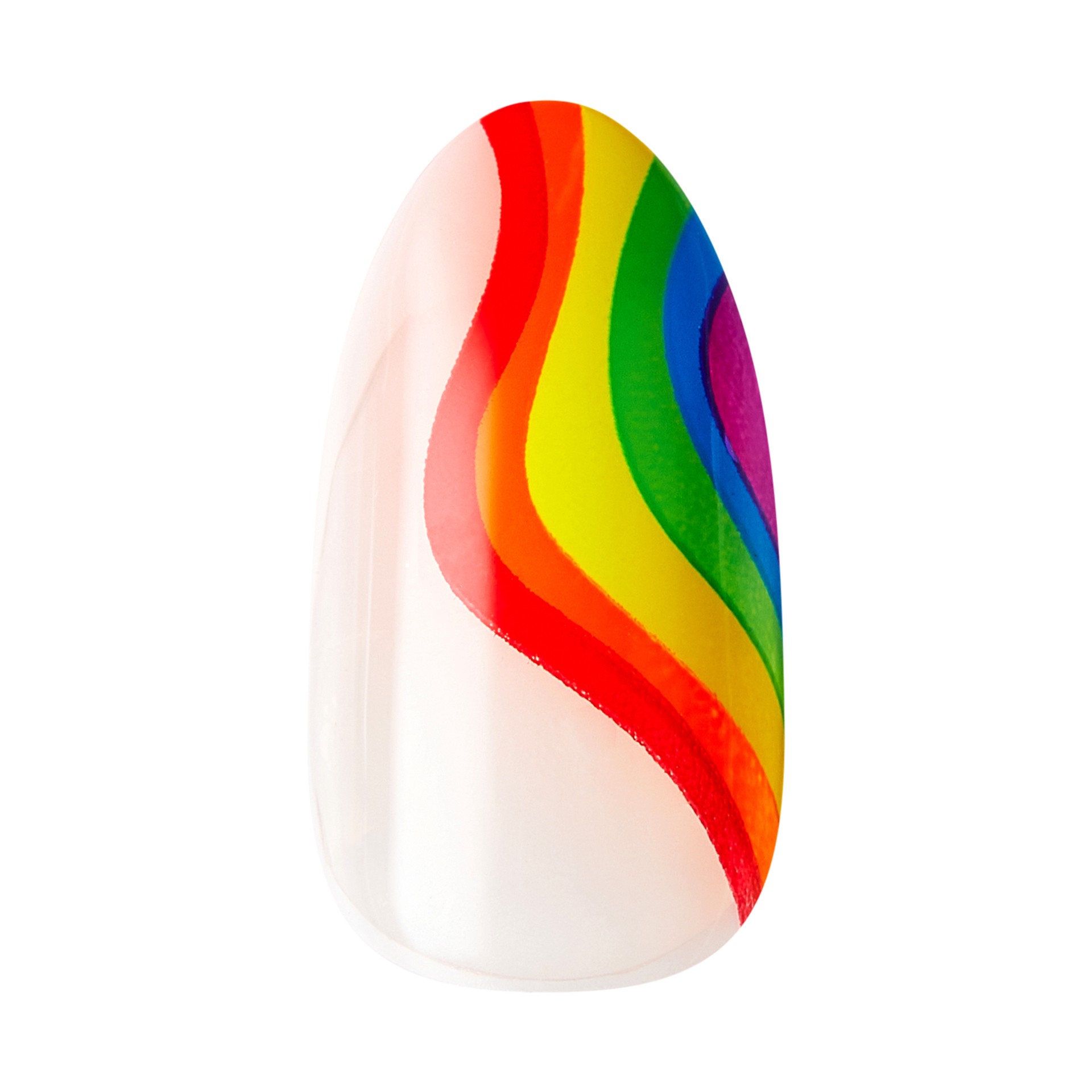 slide 4 of 5, imPRESS Press-On Nails Pride Manicure, No Glue Needed, Neutral, Medium, Almond, 33 Ct., 1 ct