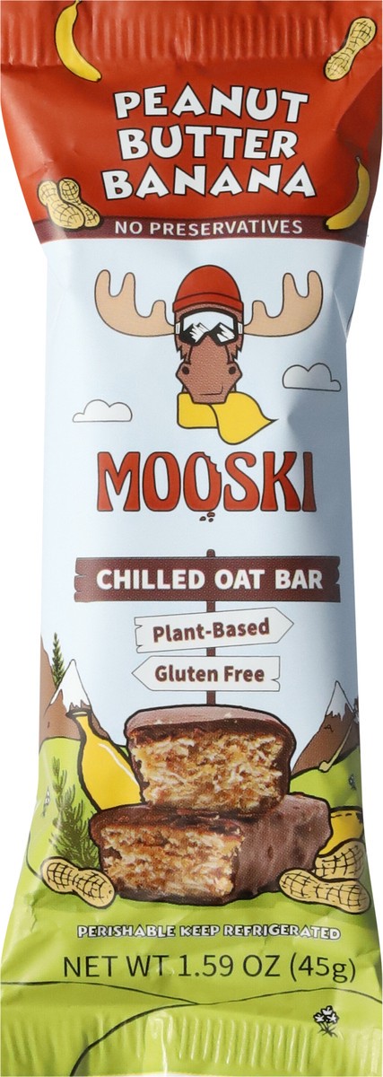 slide 5 of 13, Mooski Chilled Peanut Butter Banana Oat Bar 1.59 oz, 1.59 oz