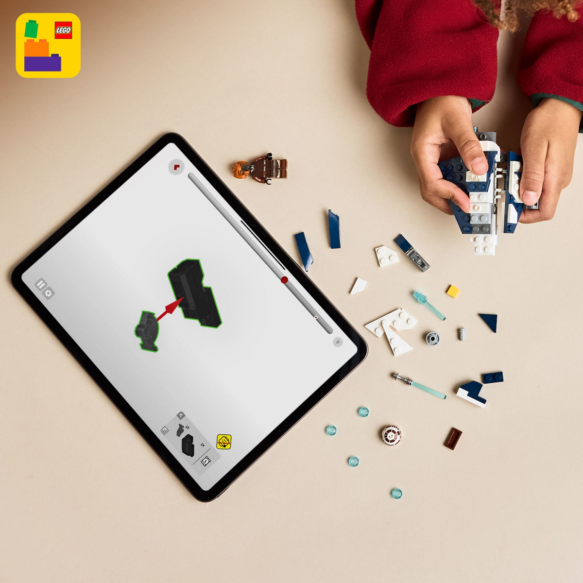 slide 6 of 6, LEGO Star Wars Plo Koons Jedi Starfighter Microfighter 75400, 1 ct