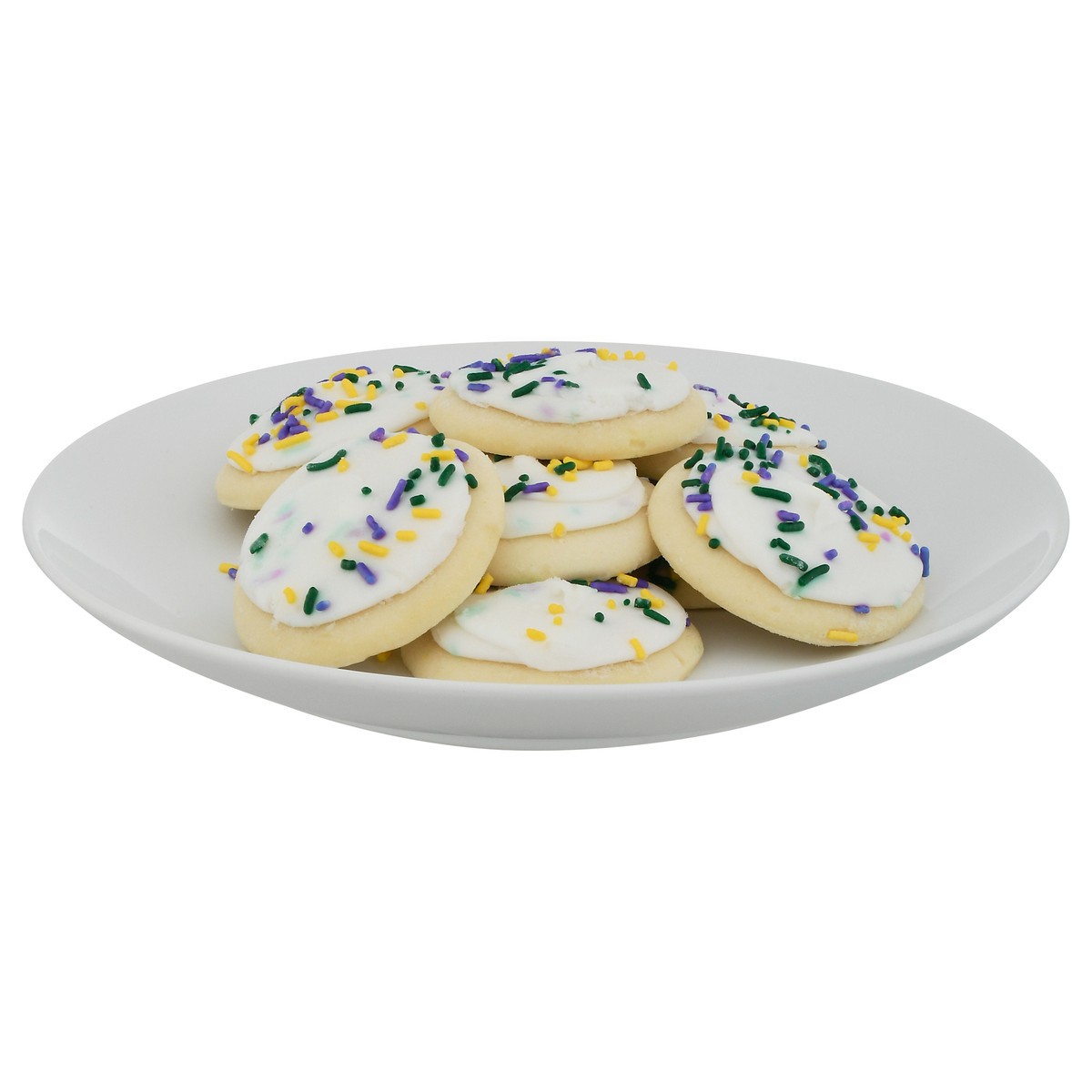 slide 1 of 11, Lofthouse Cookie Mardi Gras Frosted Lofthouse - 13.5 Oz, 13.5 oz