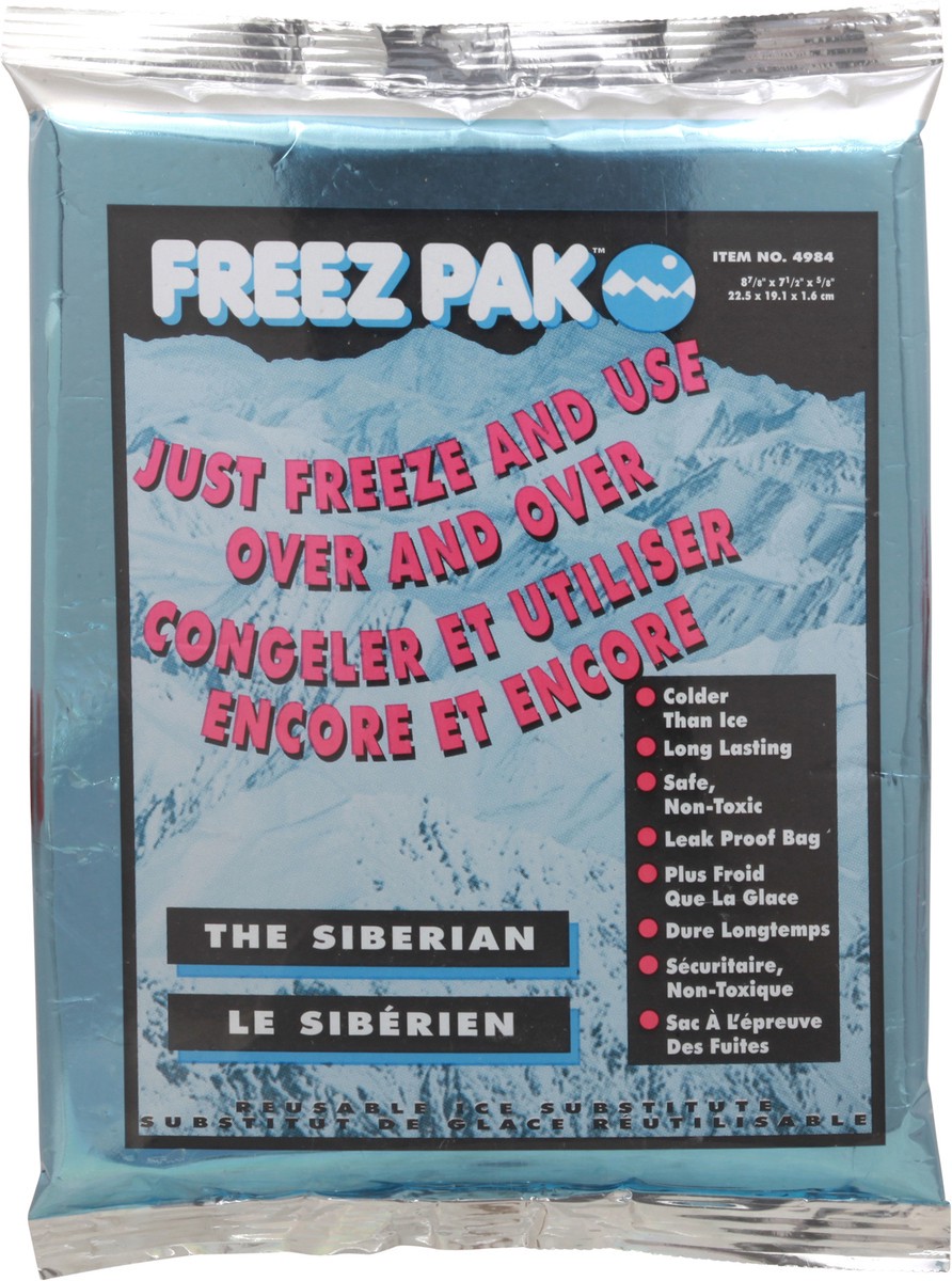 slide 7 of 9, Freez Pak Ice Substitute, Reusable, The Siberian, LG