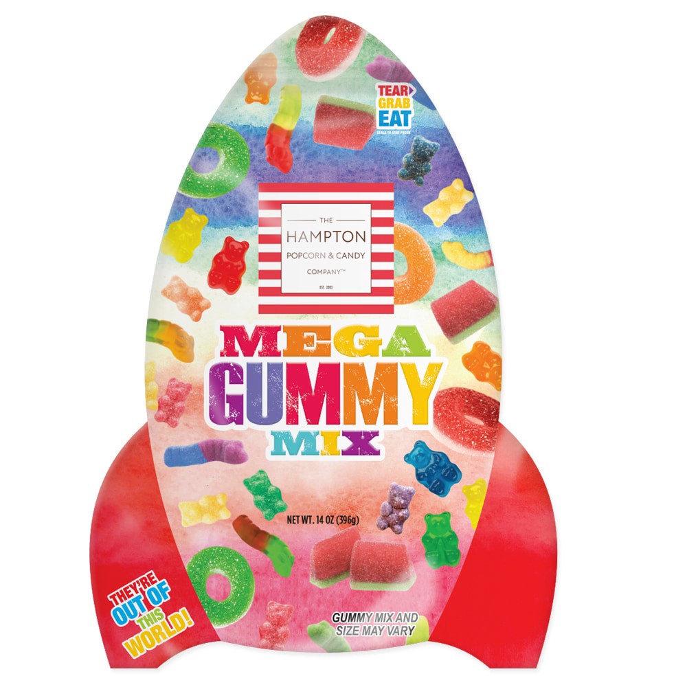 slide 1 of 1, The Hampton Popcorn & Candy Company Mega Gummy Mix, 32 oz