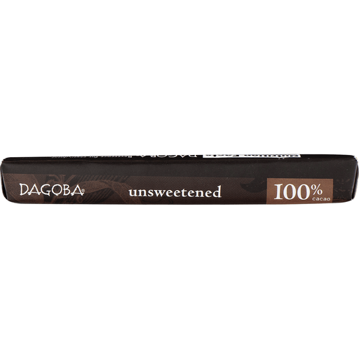 slide 8 of 9, DAGOBA Unsweetened Organic Chocolate Baking Bars, 6 oz