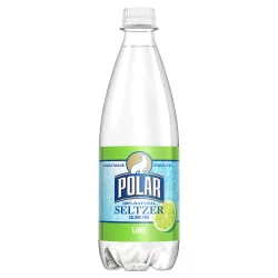Polar Seltzer Beverages Lime - 20 oz