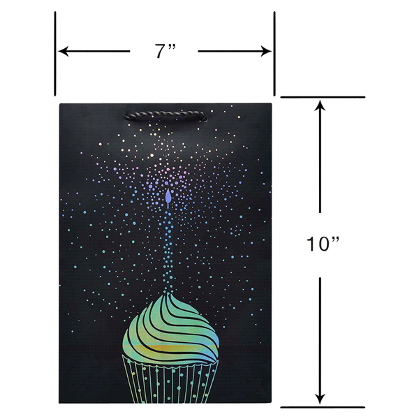 slide 12 of 13, American Greetings Cupcake Gift Bag, 1 ct