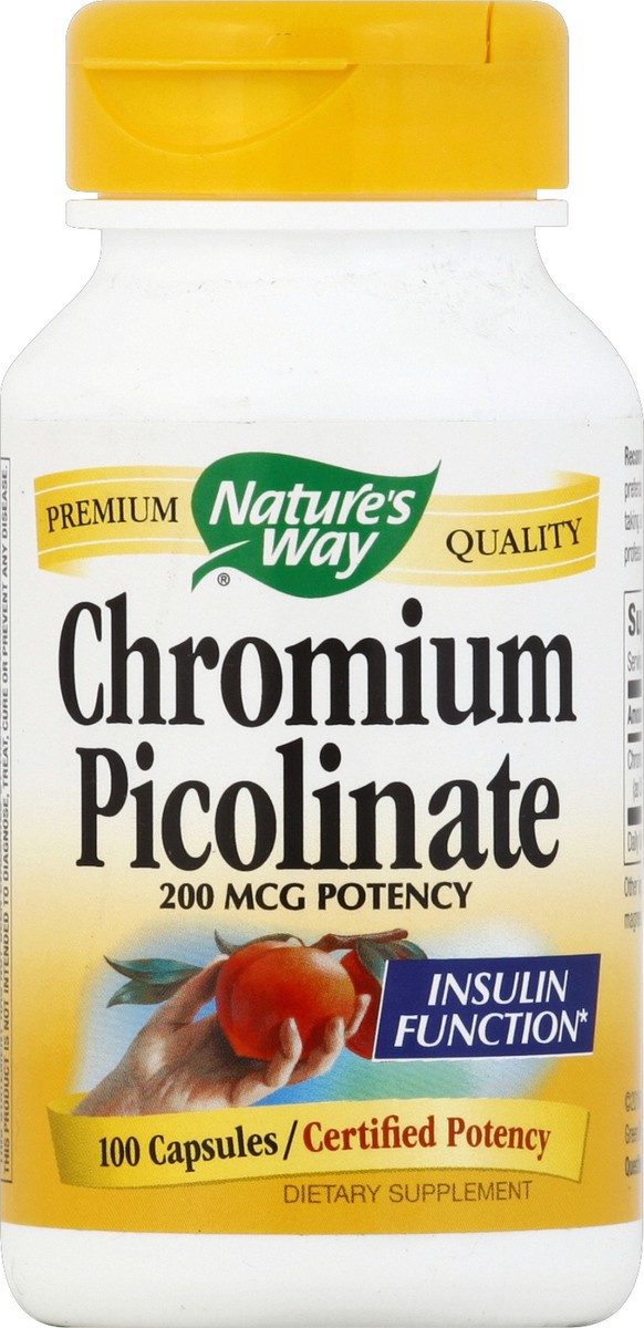 slide 2 of 2, Nature's Way Chromium Picolinate 100 ea, 100 ct