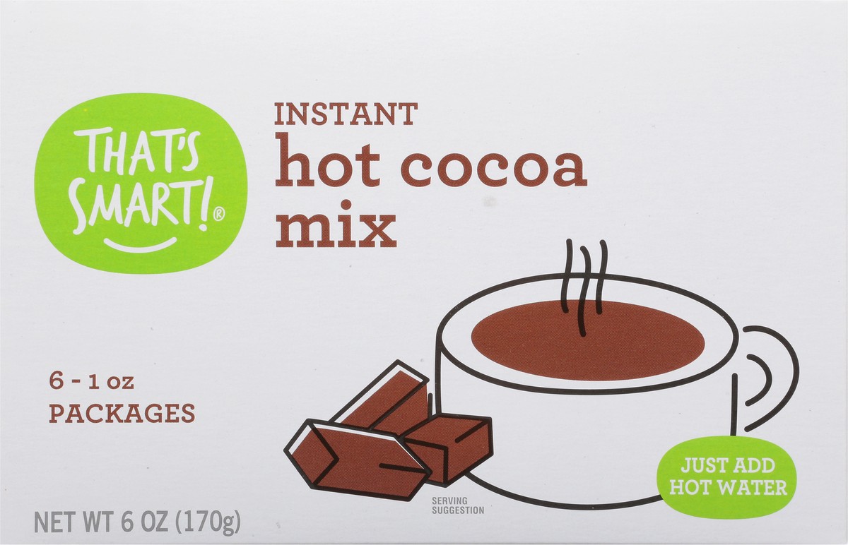 slide 1 of 14, That's Smart! Instant Hot Cocoa Mix - 6 ct, 6 ct