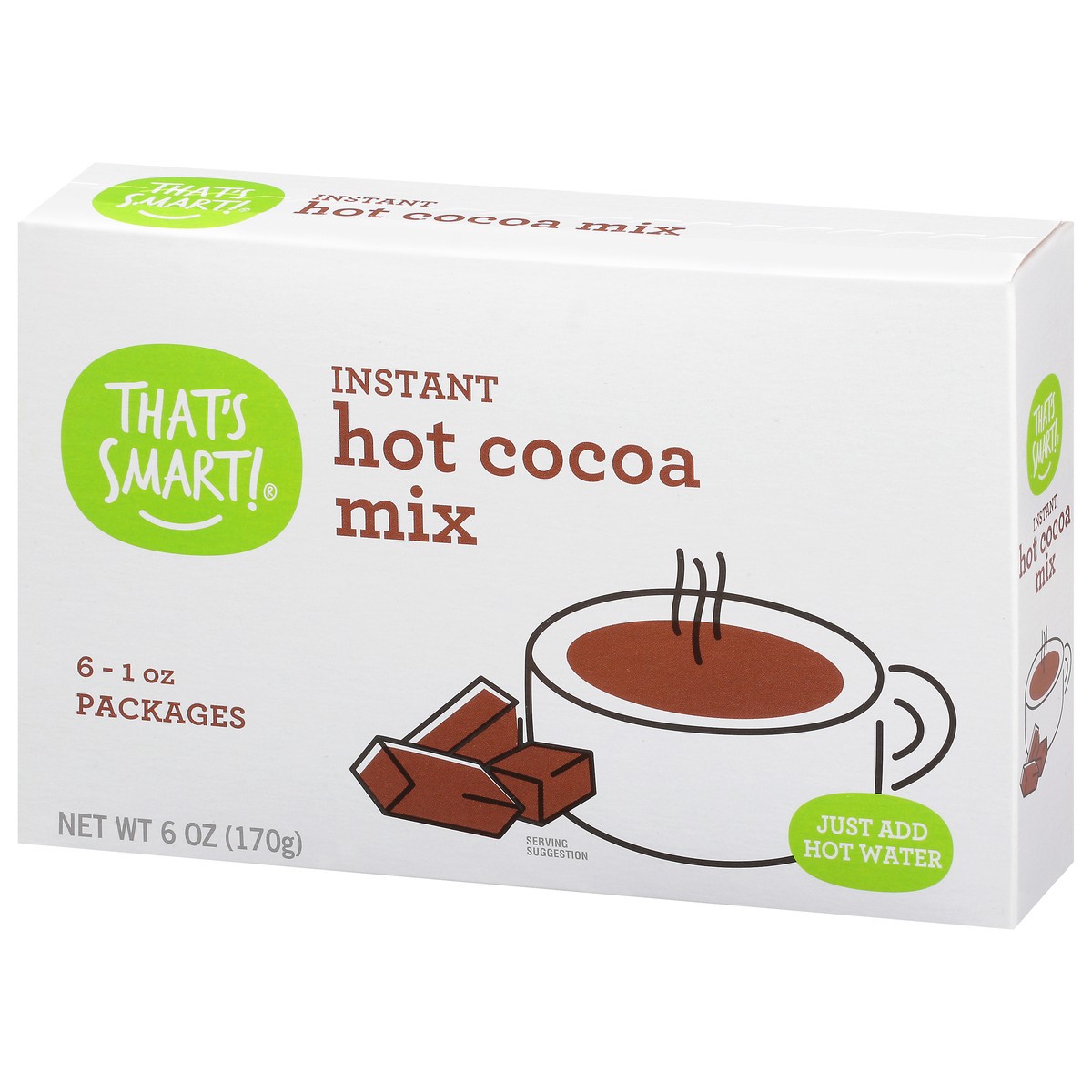 slide 5 of 14, That's Smart! Instant Hot Cocoa Mix - 6 ct, 6 ct