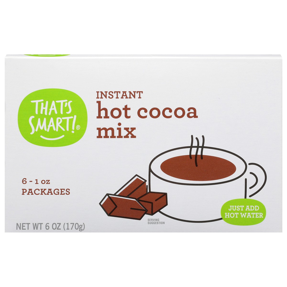 slide 11 of 14, That's Smart! Instant Hot Cocoa Mix - 6 ct, 6 ct