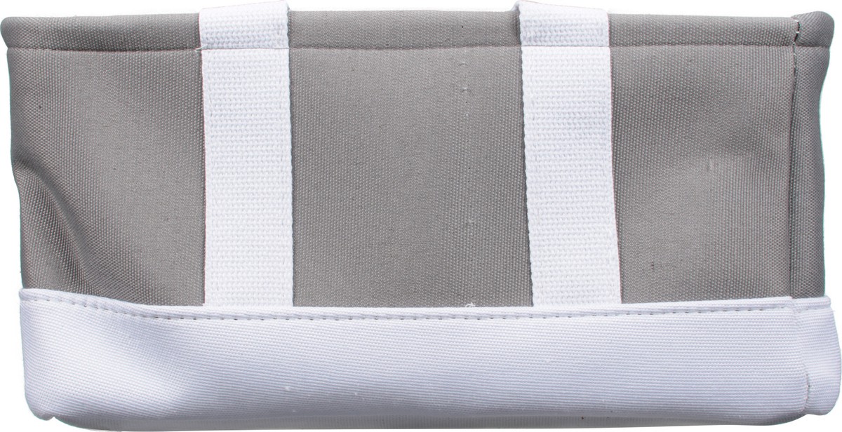 slide 3 of 9, Whitmor Eva Tote with Canvas Long Handles, Alloy, 1 ct