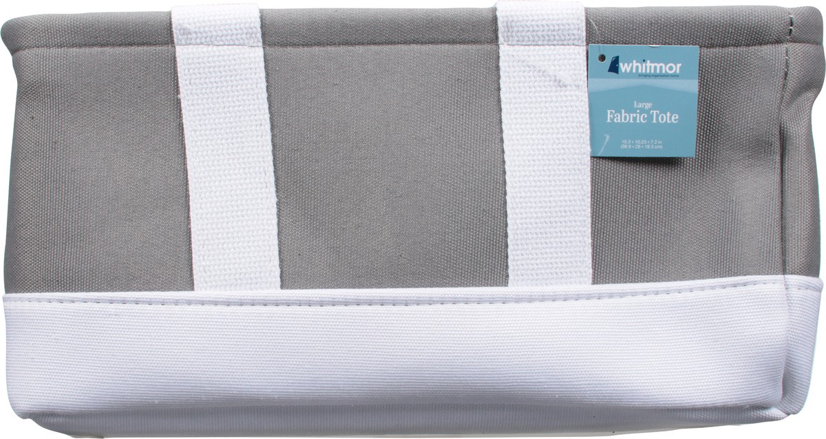 slide 7 of 9, Whitmor Eva Tote with Canvas Long Handles, Alloy, 1 ct