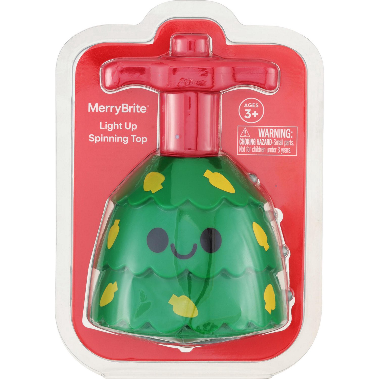 slide 3 of 7, Merry Brite Light Up Spinning Top, Assorted Characters, 1 ct