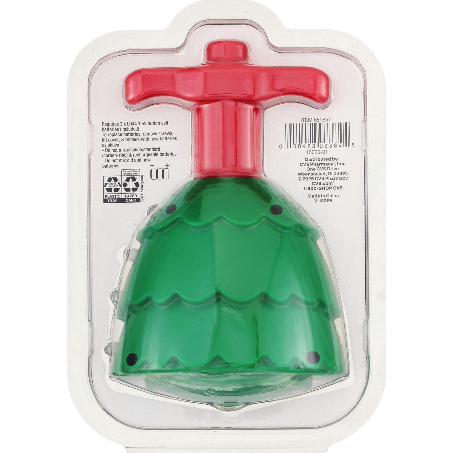 slide 6 of 7, Merry Brite Light Up Spinning Top, Assorted Characters, 1 ct