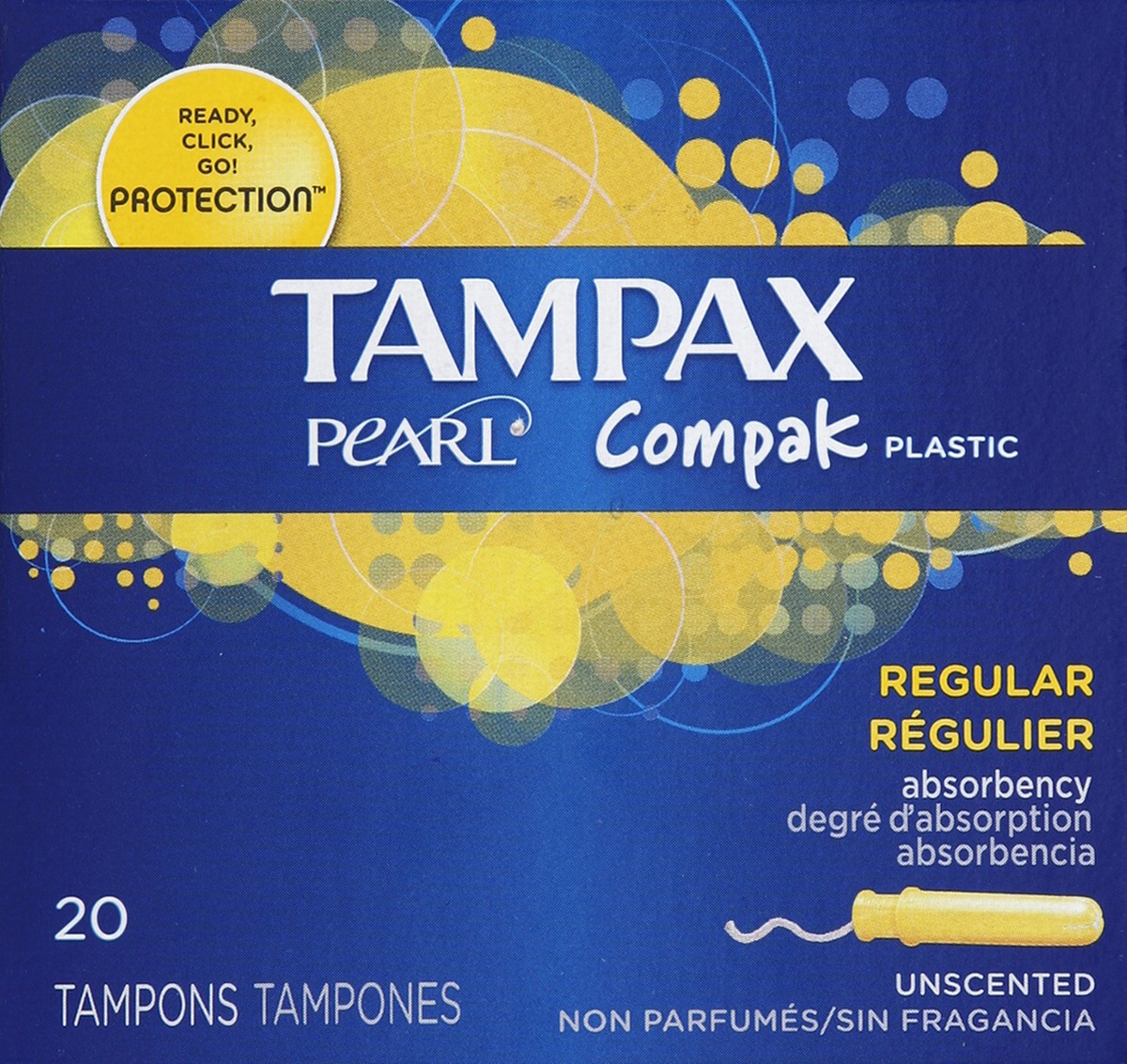 slide 1 of 7, Tampax Tampons 20 ea, 20 ct